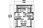 Country Style House Plan - 1 Beds 1 Baths 610 Sq/Ft Plan #25-4750 