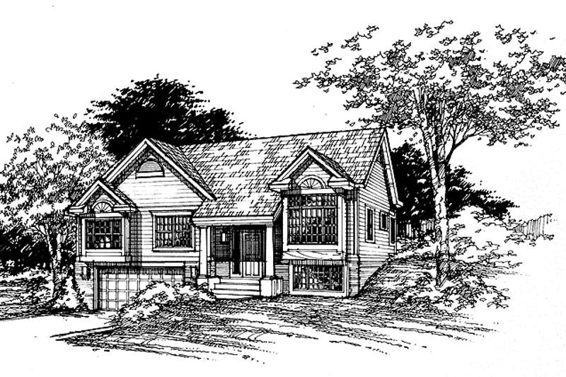 Home Plan - Country Exterior - Front Elevation Plan #320-577