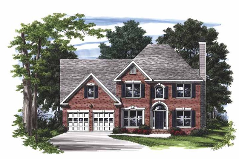 Home Plan - Colonial Exterior - Front Elevation Plan #927-459