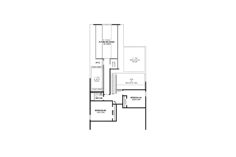 European Style House Plan - 4 Beds 3 Baths 2628 Sq/Ft Plan #424-154 ...