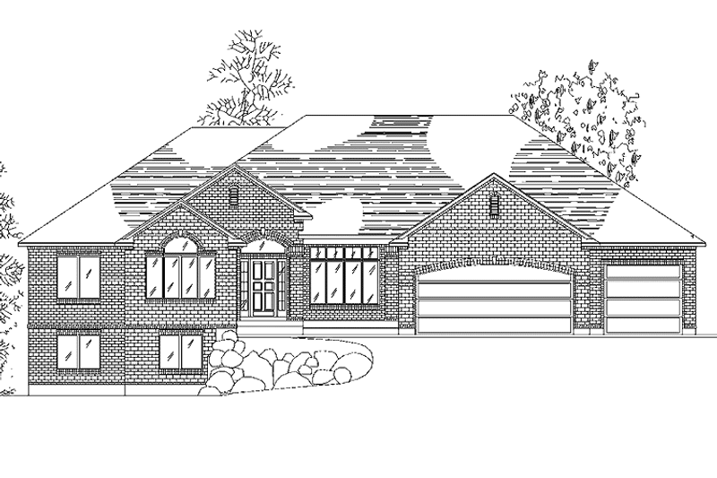 Dream House Plan - Exterior - Front Elevation 3 for Traditional House Plan #945-21 - 4 bed, 2.5 bath