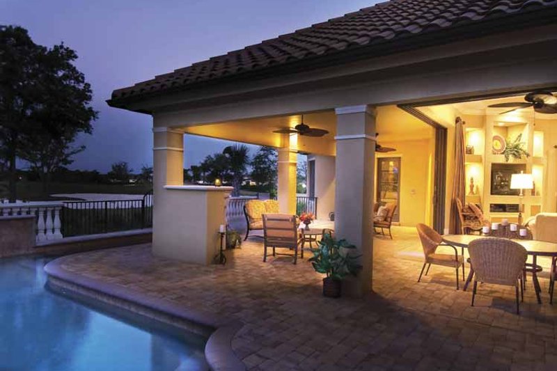 Dream House Plan - Exterior - Rear Elevation 1 for Mediterranean House Plan #930-58 - 4 bed, 3.5 bath