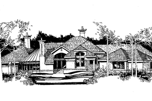 Dream House Plan - Traditional Exterior - Front Elevation Plan #1007-13