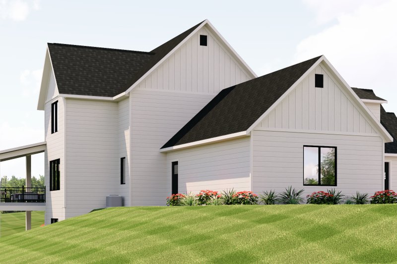 House Design - Exterior - Other Elevation 2 for Modern House Plan #1064-478 - 5 bed, 3.5 bath