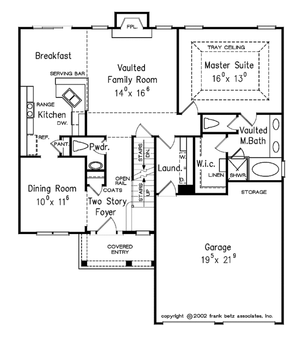 Architectural House Design - Country Floor Plan - Main Floor Plan #927-730