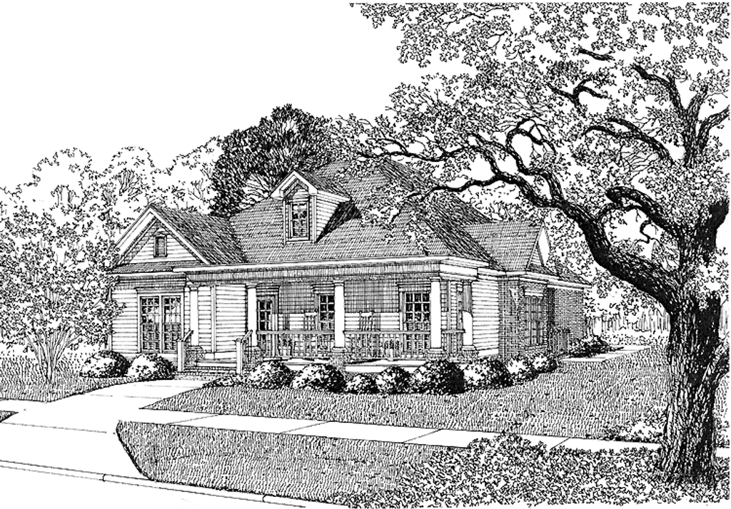 Country Style House Plan 3 Beds 2 Baths 1915 Sqft Plan 17 2670