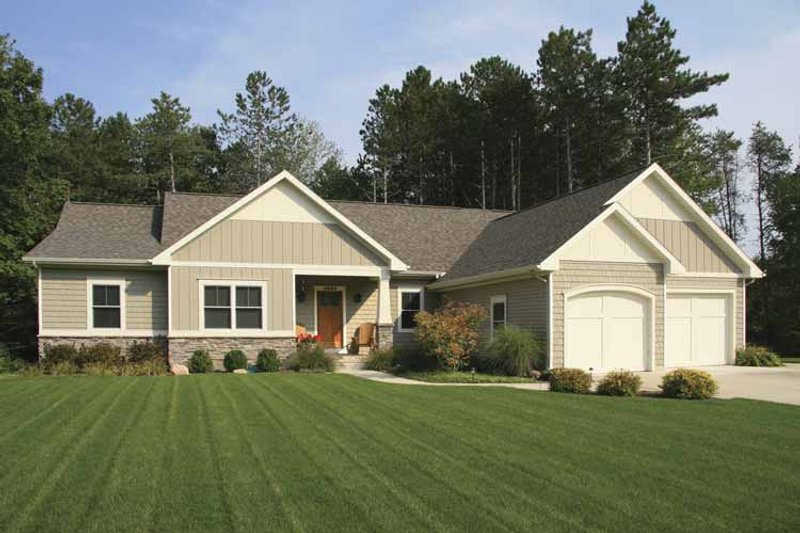 Home Plan - Exterior - Front Elevation 4 for Craftsman House Plan #928-152 - 2 bed, 2.5 bath