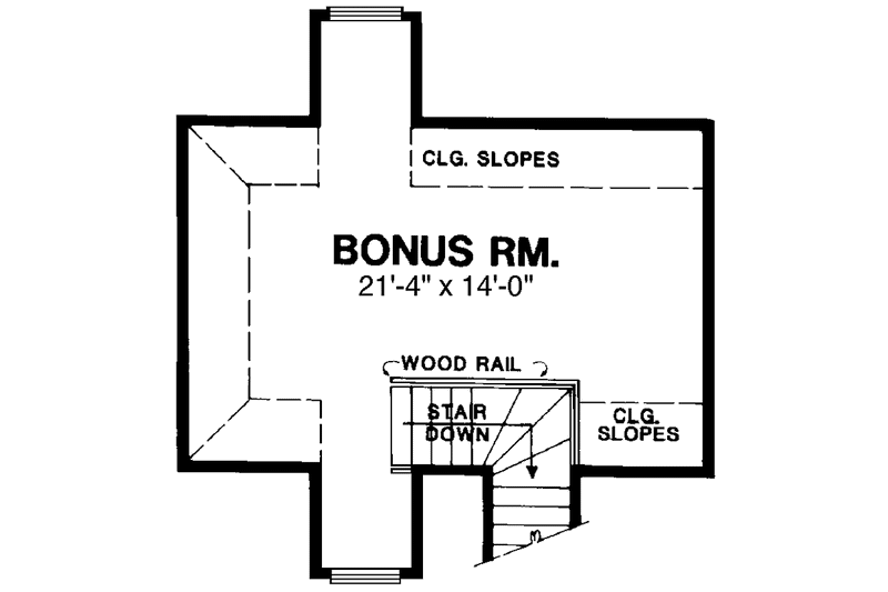 Home Plan - Floor Plan - Upper Floor for Traditional House Plan #40-458 - 4 bed, 2.5 bath