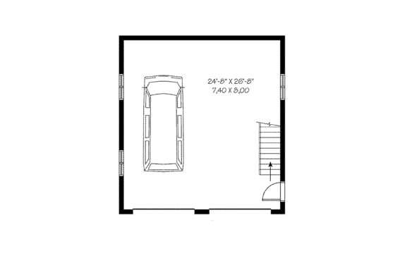 Floor Plan - Main Floor House Plan #23-2410, 0 bath