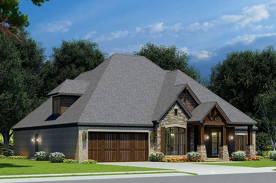 Exterior - Other Elevation for Traditional House Plan #923-235 - 3 bed, 3 bath