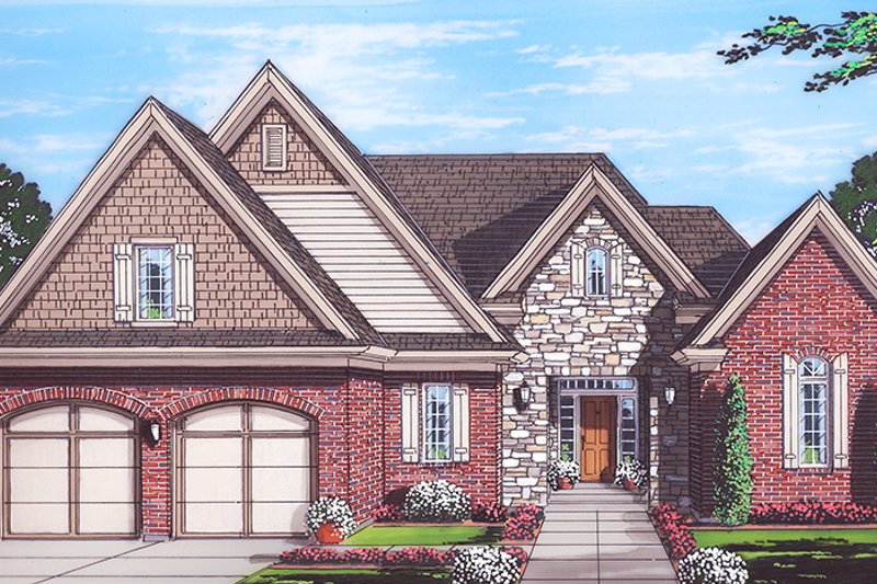 Dream House Plan - Exterior - Front Elevation 3 for Cottage House Plan #46-865 - 4 bed, 2.5 bath