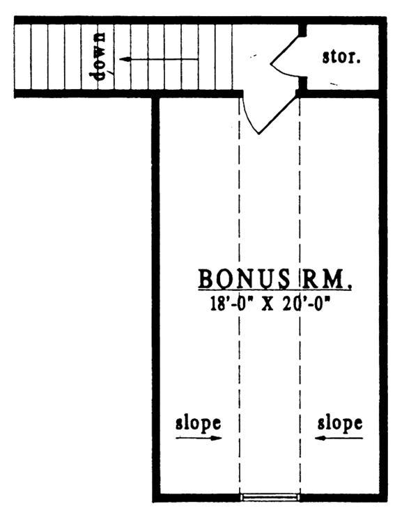 House Plan Design - Country Floor Plan - Upper Floor Plan #42-584