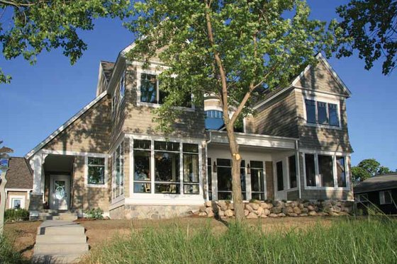 Exterior - Rear Elevation 3 for Craftsman House Plan #928-171 - 3 bed, 3.5 bath