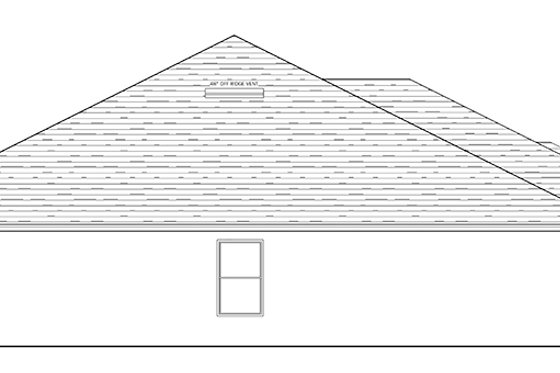 Exterior - Other Elevation 1 for Traditional House Plan #1058-121 - 4 bed, 2 bath