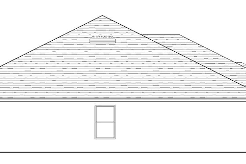 House Plan Design - Exterior - Other Elevation 1 for Traditional House Plan #1058-121 - 4 bed, 2 bath