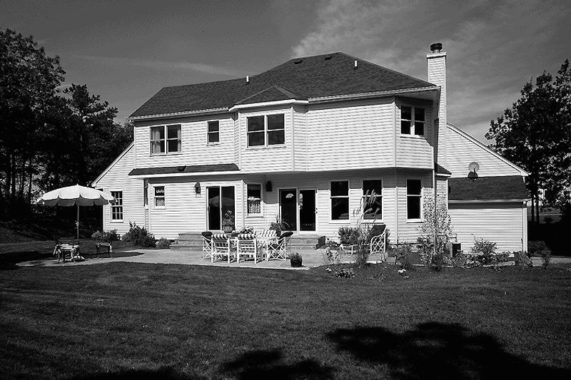 Home Plan - Exterior - Rear Elevation for Victorian House Plan #314-188 - 4 bed, 3 bath