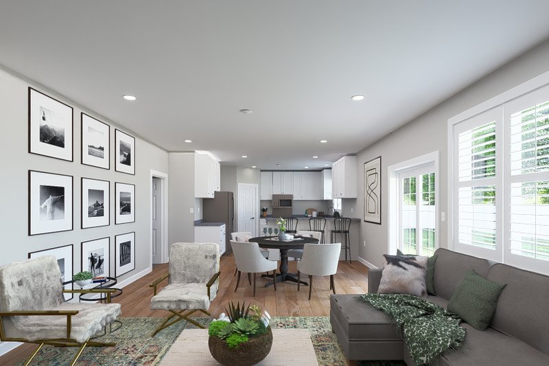 Dream House Plan - Interior - Family Room for Traditional House Plan #1060-212 - 4 bed, 3.5 bath