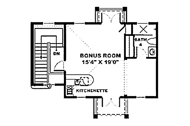 Home Plan - Floor Plan - Upper Floor for Mediterranean House Plan #1017-33 - 2 bed, 5 bath