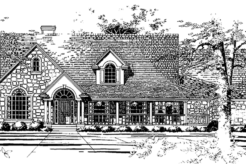 Dream House Plan - Country Exterior - Front Elevation Plan #472-339
