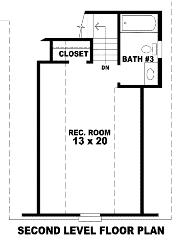 European Floor Plan - Upper Floor Plan #81-1102