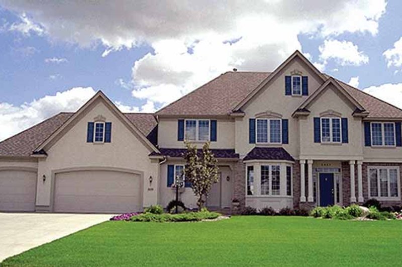 Architectural House Design - Traditional Exterior - Front Elevation Plan #51-958