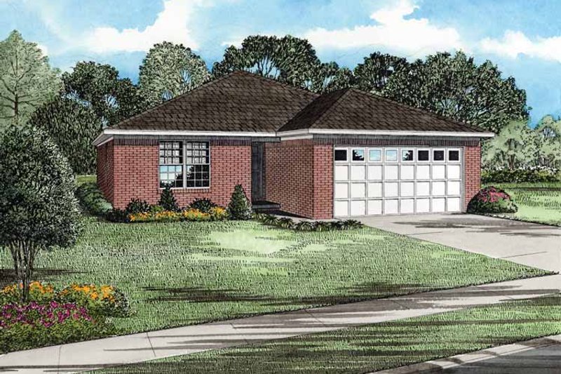 Dream House Plan - Ranch Exterior - Front Elevation Plan #17-2810