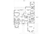Mediterranean Style House Plan - 5 Beds 4.5 Baths 3937 Sq/Ft Plan #420-282 