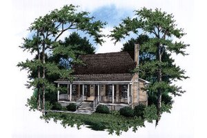 Country Exterior - Front Elevation Plan #41-171
