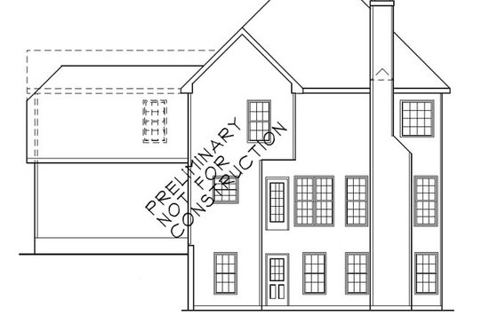 Exterior - Rear Elevation for Mediterranean House Plan #927-57 - 3 bed, 2.5 bath
