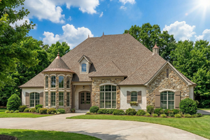 European Exterior - Front Elevation Plan #17-3386