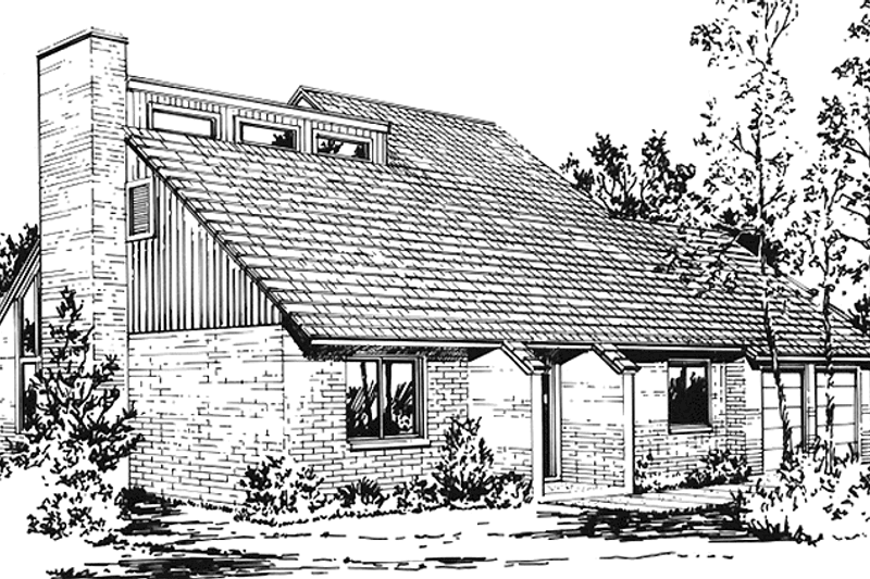 House Design - Prairie Exterior - Front Elevation Plan #320-1222