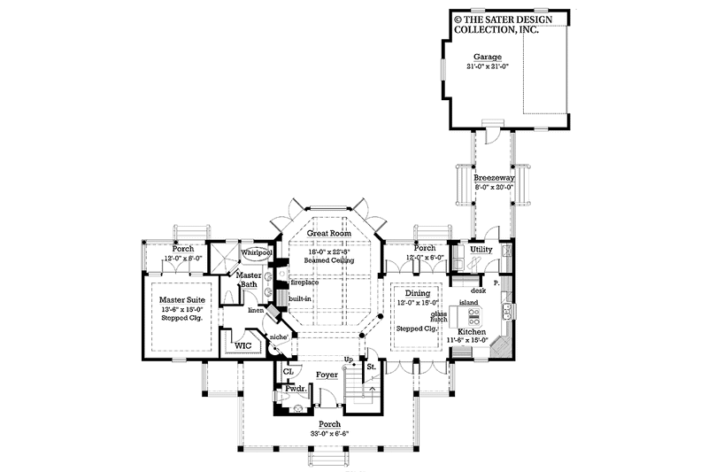 Dream House Plan - Floor Plan - Main Floor for Victorian House Plan #930-213 - 3 bed, 3.5 bath