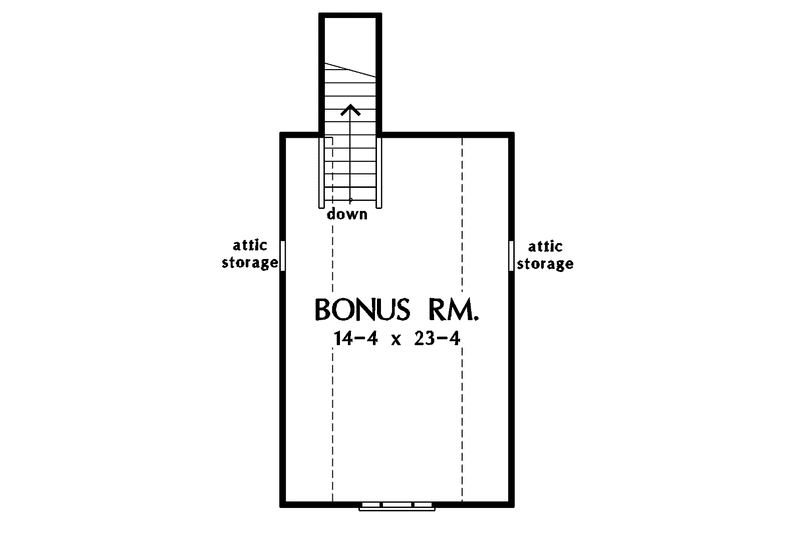 Home Plan - Floor Plan - Other Floor for Country House Plan #929-670 - 3 bed, 2 bath