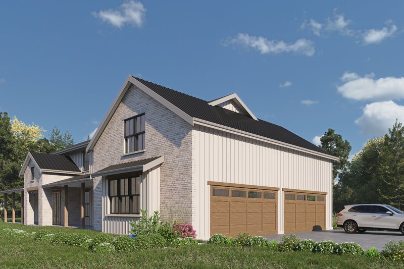 House Blueprint - Exterior - Other Elevation 1 for Barndominium House Plan #1070-271 - 4 bed, 3.5 bath