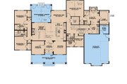 Farmhouse Style House Plan - 4 Beds 3.5 Baths 2683 Sq/Ft Plan #923-350 