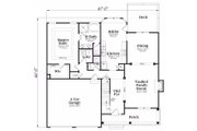 Country Style House Plan - 3 Beds 2.5 Baths 2028 Sq/Ft Plan #419-121 
