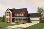 Victorian Style House Plan - 4 Beds 2.5 Baths 2554 Sq/Ft Plan #57-540 