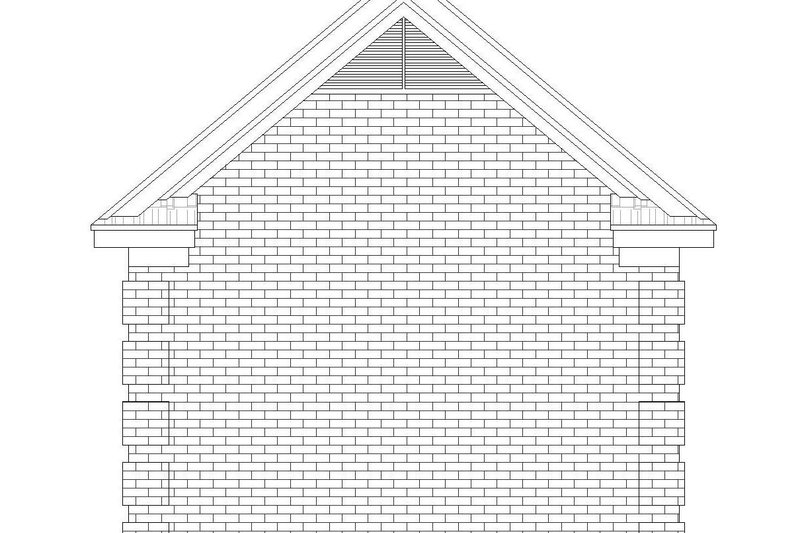 Home Plan - Exterior - Rear Elevation for Country House Plan #932-218, 0 bath