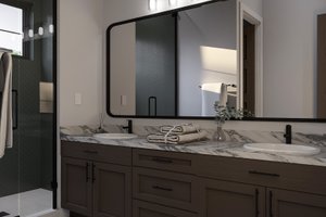 Interior - Master Bathroom for Barndominium House Plan #455-681 - 5 bed, 3.5 bath