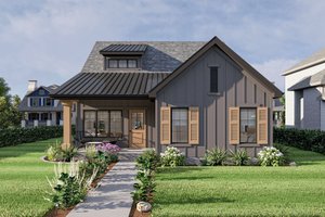 House Plan Design - Farmhouse Exterior - Front Elevation Plan #455-403