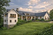 Farmhouse Style House Plan - 3 Beds 2.5 Baths 3147 Sq/Ft Plan #928-338 Exterior 
