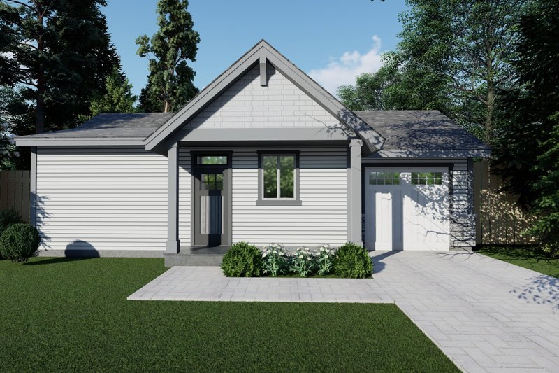 Home Plan - Craftsman Exterior - Front Elevation Plan #53-665