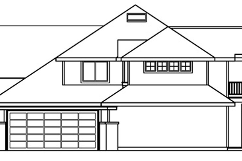 Home Plan - Exterior - Other Elevation 1 for Traditional House Plan #124-541 - 3 bed, 3.5 bath