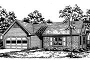 Ranch Style House Plan - 3 Beds 2 Baths 1245 Sq/Ft Plan #30-224 