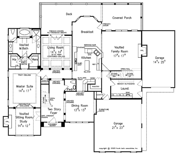 Dream House Plan - European Floor Plan - Main Floor Plan #927-359
