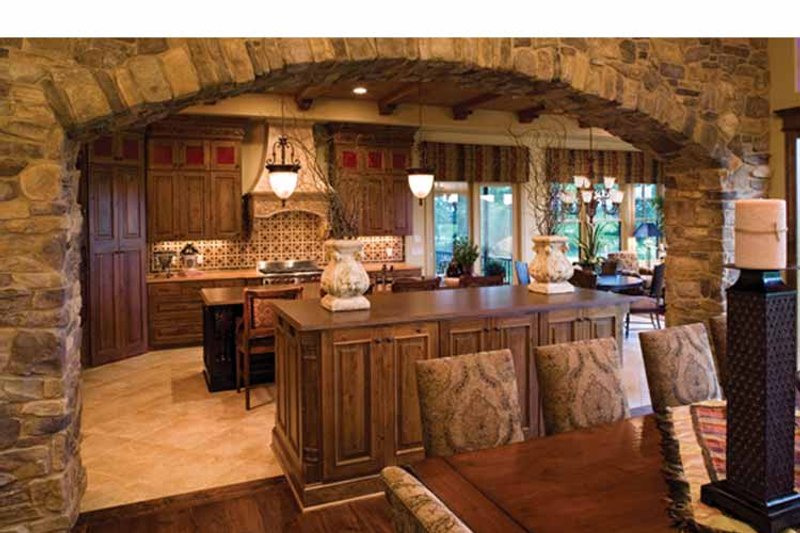 Home Plan - Interior - Kitchen 1 for European House Plan #51-1073 - 4 bed, 3.5 bath