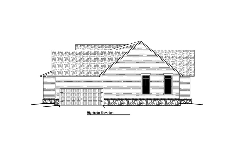 Home Plan - Exterior - Other Elevation 1 for Ranch House Plan #1081-8 - 3 bed, 2.5 bath