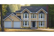 Traditional Style House Plan - 4 Beds 3.5 Baths 2334 Sq/Ft Plan #3-192 