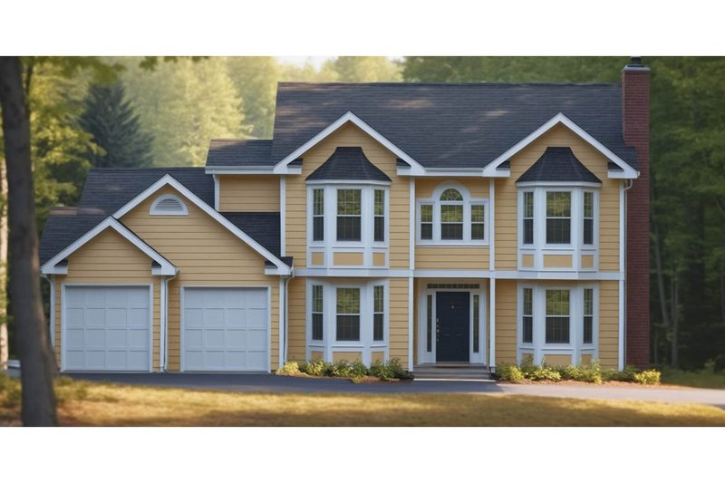 House Plan Design - Exterior - Front Elevation 3 for Traditional House Plan #3-192 - 4 bed, 3.5 bath