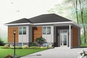 Contemporary Style House Plan - 2 Beds 1 Baths 1040 Sq/Ft Plan #23-2578 